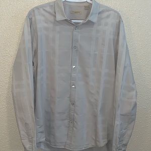Burberry Brit, button-down shirt, size large.
